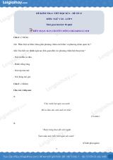 Đề kiểm tra 1 tiết Văn 9 - Đề số 13